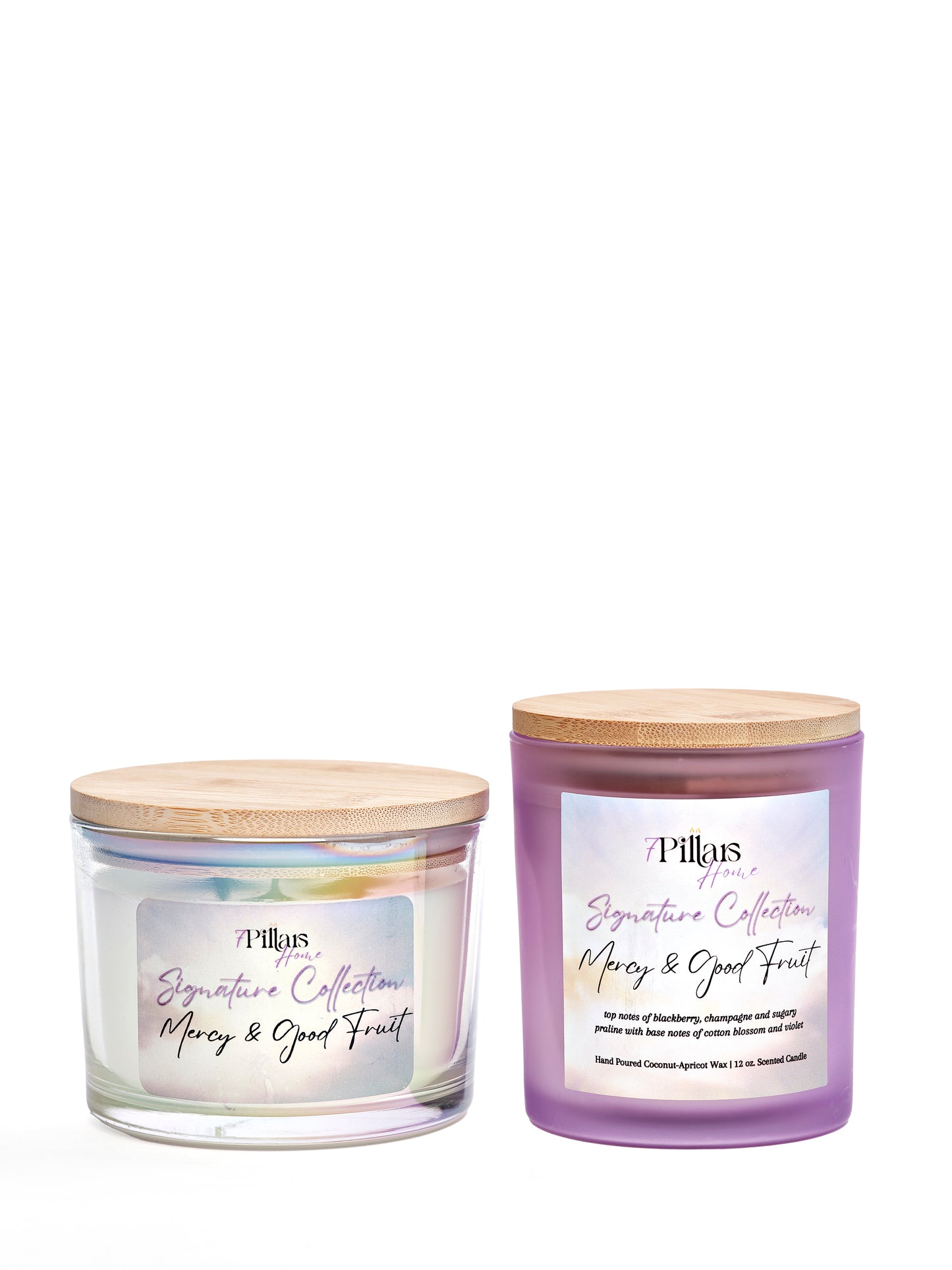 Full of Mercy & Good Fruit Candles (Pillar 5)